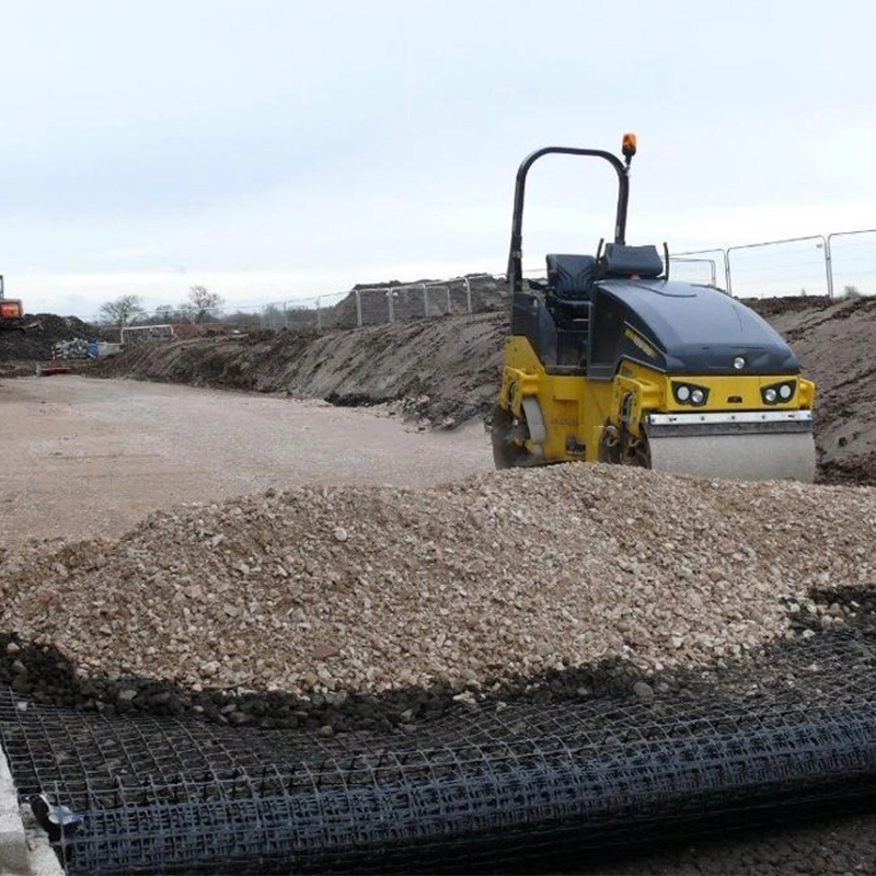 UV Resistance Plastic PP Biaxial Geotextile Geogrid Mesh for Road Construction 5