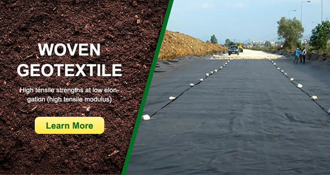 Anti Seepage Non Woven Weed Control Fabric Geotextile Felt Mat Barrier 0
