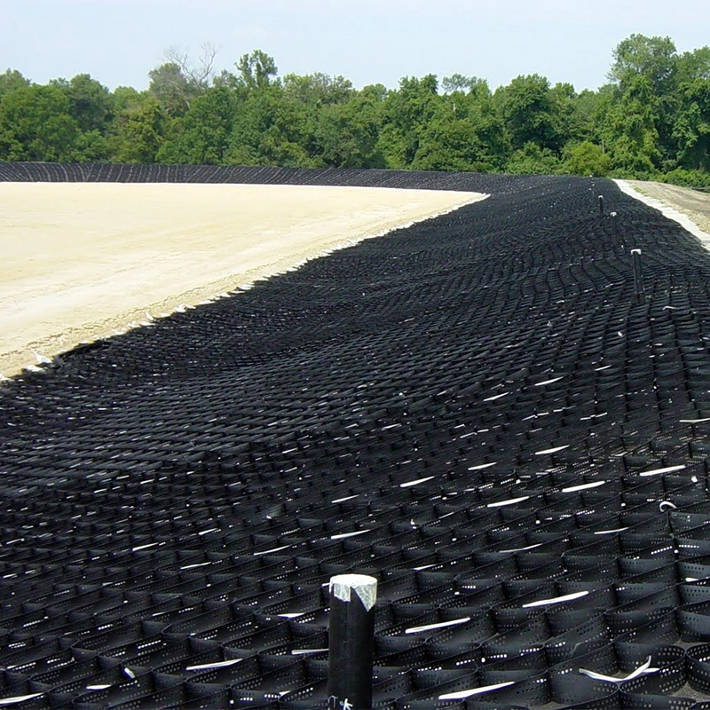 Anti Corrosion 50mm Hdpe Geocell For Soil Reinforcement Road Hill Slope 2