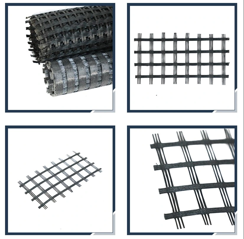 High Tensile Strength Fiberglass Geogrid For Asphalt Reinforcement Pavement Driveway 0