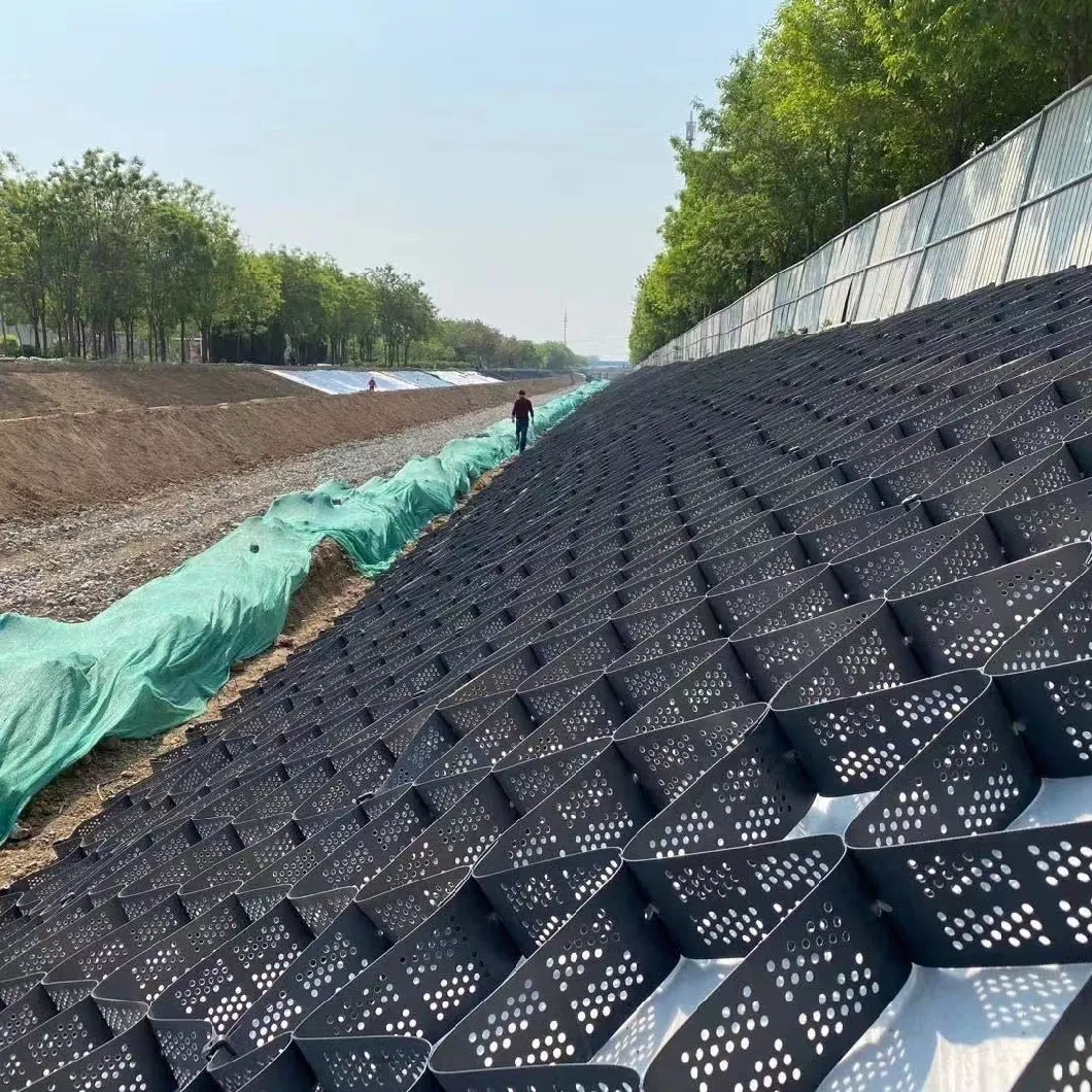 50mm High Strength HDPE Geocell For Driveway Road Slope Protection 3