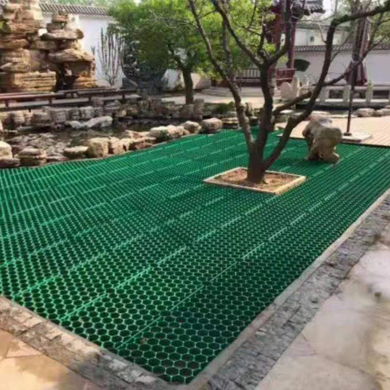 Road Construction Gravel Grid, Grass Grid Mats For Road Surfacing Grid Parking Lot 7