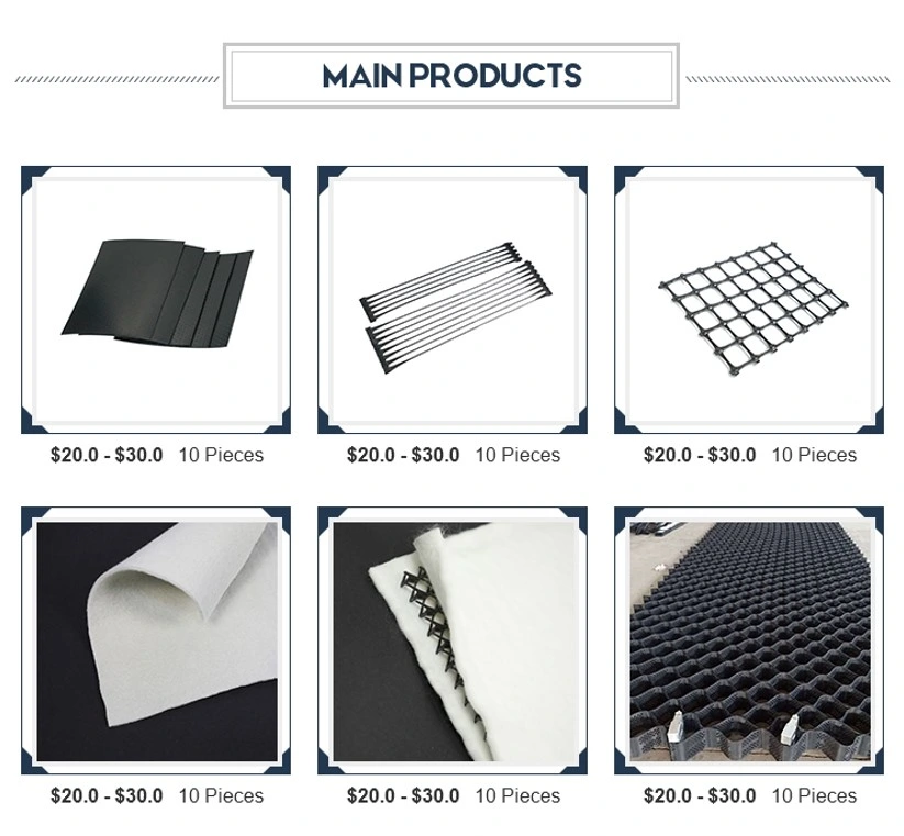 Road Construction Fabric Nonwoven Geotextile Geogrid Soil Erosion Control 5