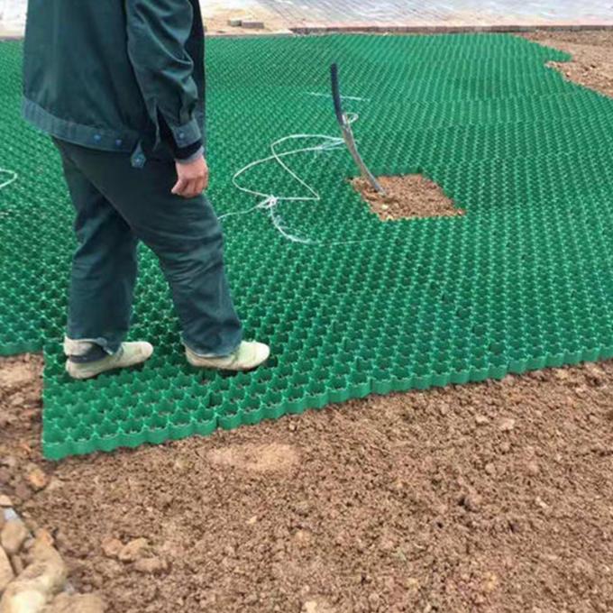 Corrosion Resistant Gravel Grid Pavers Plastic Permeable Car Grass Grid
