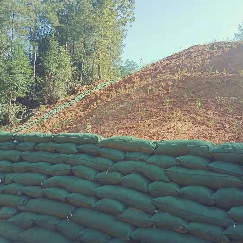 ISO9001 / ISO14001 PET Non Woven Material Geobag For Flood Control 1