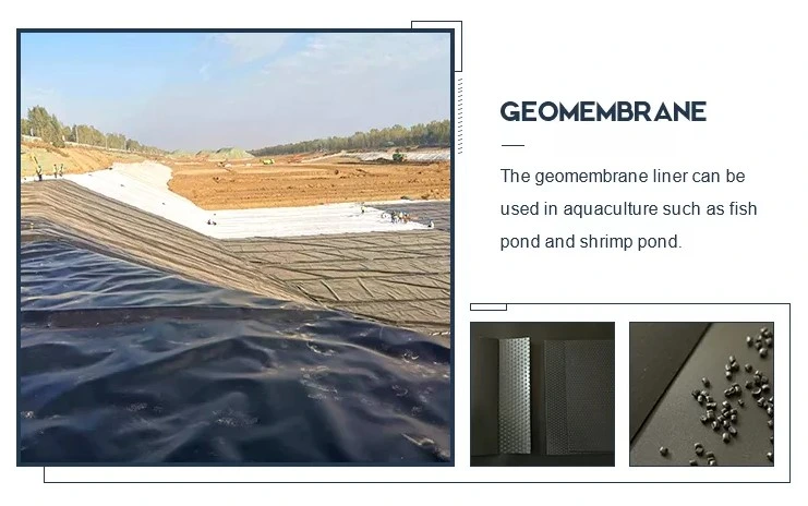 Black High Density Polyethlene Liner Geomembrane 5