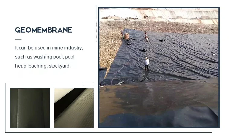 Black High Density Polyethlene Liner Geomembrane 6