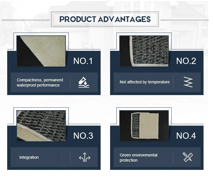 Waterproof Sodium Bentonite Liner Geosynthetic Clay Liners For Landfill Project 3