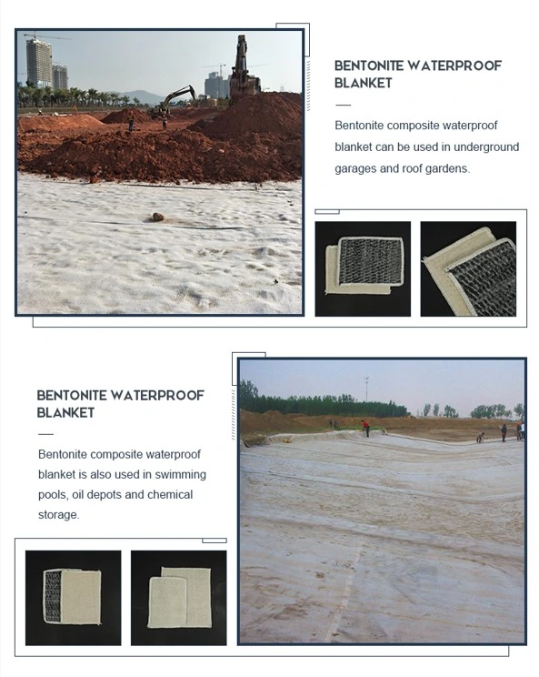 Waterproof Sodium Bentonite Liner Geosynthetic Clay Liners For Landfill Project 5
