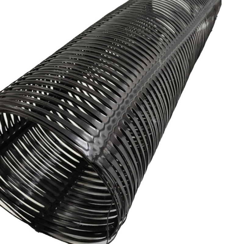 30kn 40kn Grid Mesh PP Plastic Uniaxial Geogrid For Road Reinforcement 0