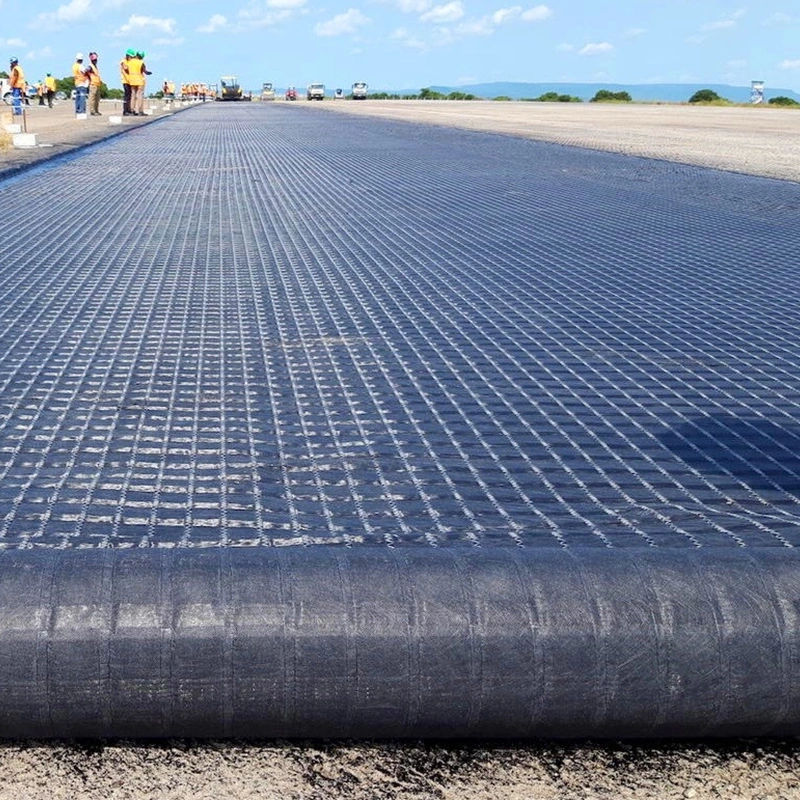 Fiberglass Geogrid Reinforced Composite Nonwoven Geotextile 3