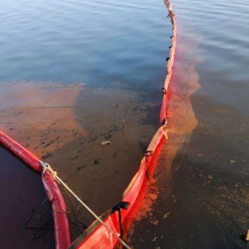 PVC Type Soild Float Boom Fence For Oil-spilling And Other Floating Containment 0