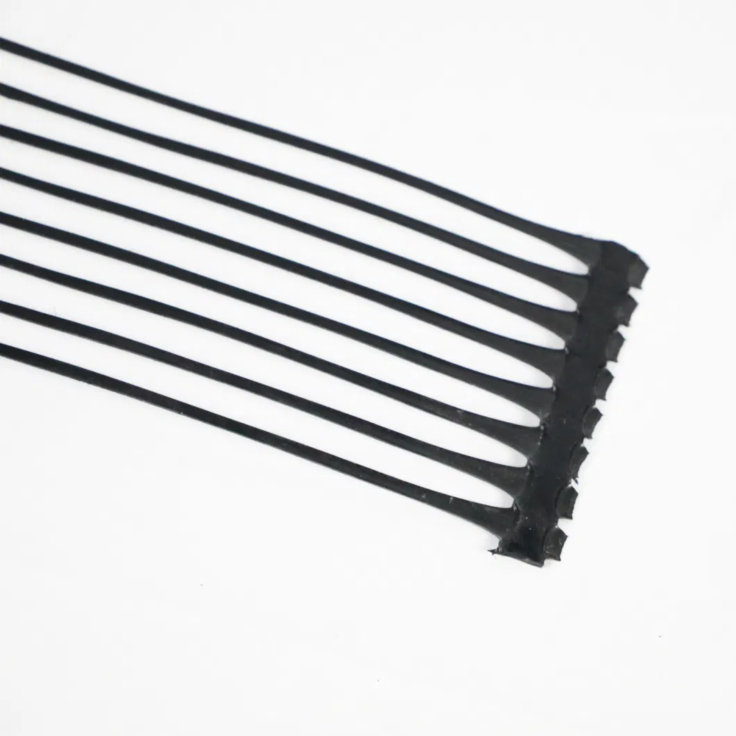 Pp Uniaxial Plastic Geogrid Pe One-Way Geogrid Uniaxial Polyester Geogrid Gravle Grid Ground 6