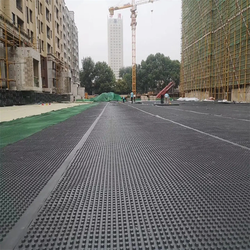 Dimpled Drainage Membrane Greening Project PVC Perforated Dimple Drainage Board Groundwork Water Solution Water Solution 14