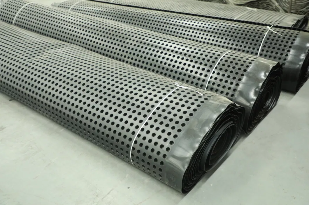 Dimpled Drainage Membrane Greening Project PVC Perforated Dimple Drainage Board Groundwork Water Solution Water Solution 18