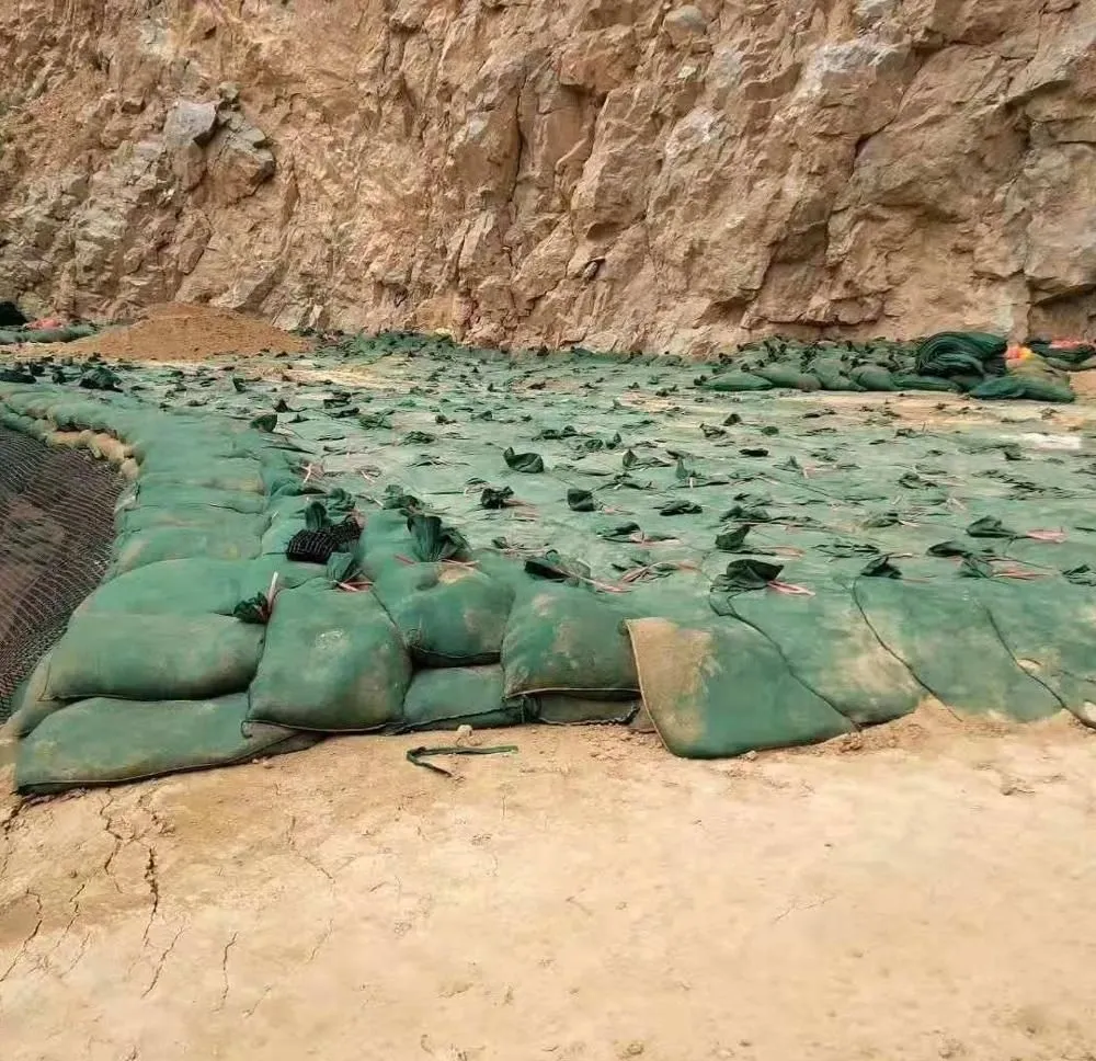 Nonwoven Geobag Polyester / PP Geobag For Slope Protection And Grass Dam To Protect Ecological Environment 11