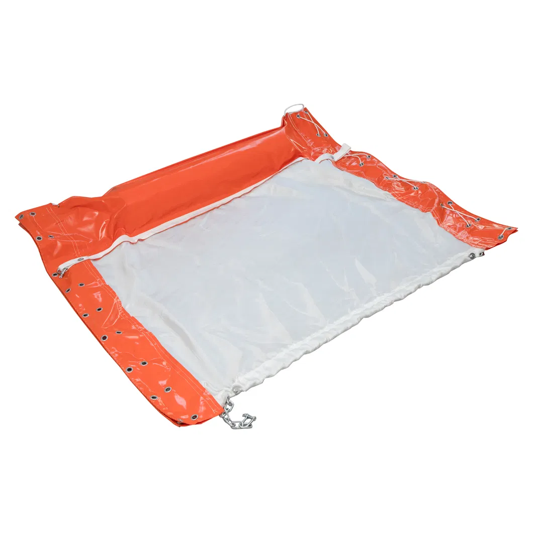 Permeable Aquatic Floating Silt Curtain PVC Silt Curtain Boom Silt Curtain PVC Oil Boom Oil Containment Fence Silt Curtain 4