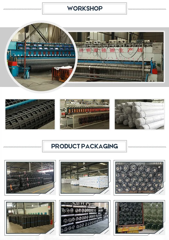 High Tenslie Strength Biaxial Welding Steel Plastic Composite Earthwork Geogrid For Soil Stabilization, Anti-Erosion Feature 5