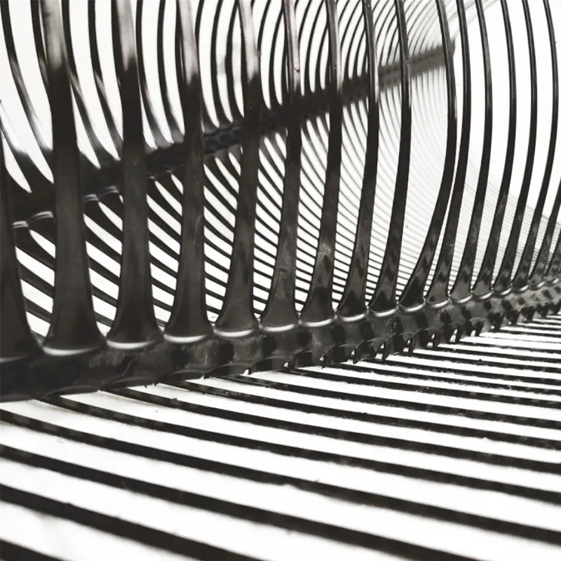 Plastic Polypropylene PE Unidirectional Uniaxial Tensile Plastic Geogrid for Roadbed Reinforcement 1