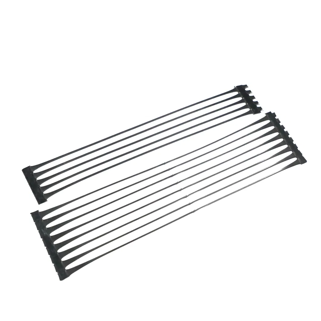 Plastic Polypropylene PE Unidirectional Uniaxial Tensile Plastic Geogrid for Roadbed Reinforcement 2