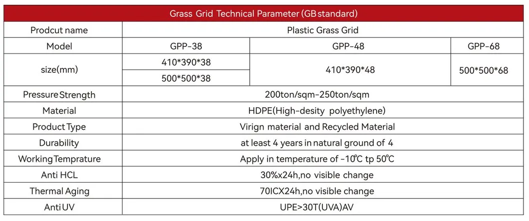 Wholesale Price Lawn Ground Paving Plates Permeable Gravel Grass Planting Grid Mould for Driveway Factory Supply 7