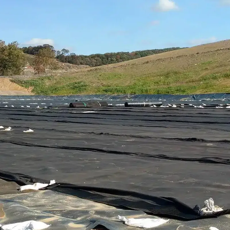Factory Price 100% Virgin High Density Polyethylene Anti-Seepage Waterproof Smooth Textured HDPE Geomembrane Pond liner for Landfill Mining Dam Water Lake Pond Liner 0