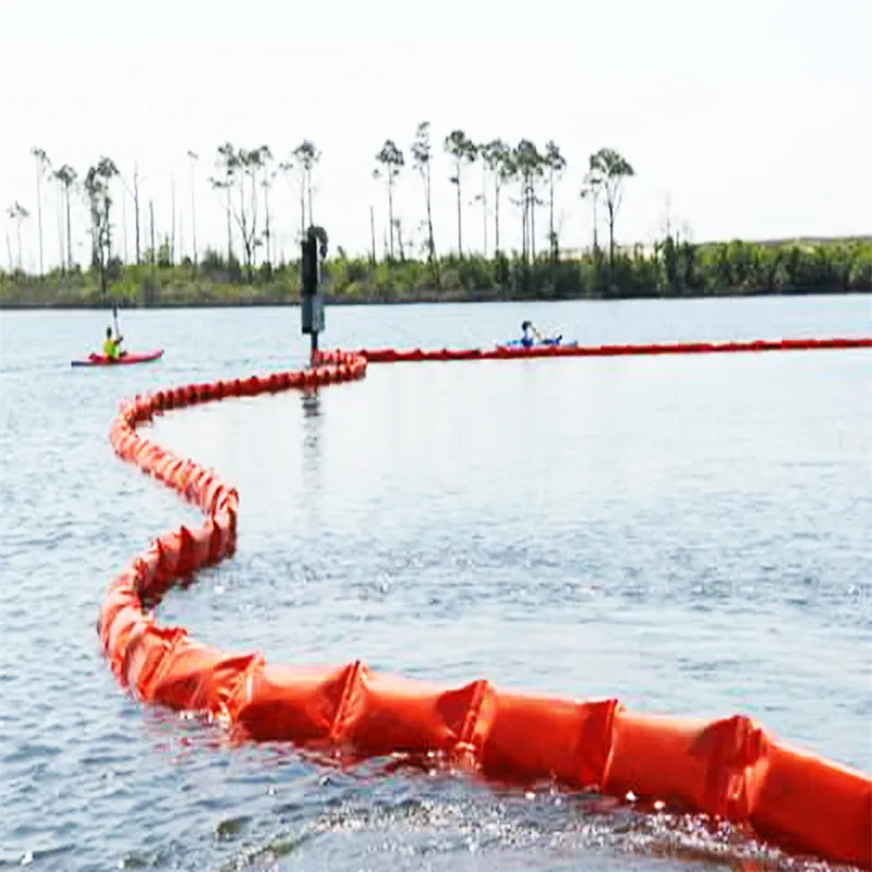 Silt Curtain PVC Floating Silt Curtain Containment Boom Eco Friendly Oil Spilling Boom Floating Silt Curtain for Aquatic Environments 0