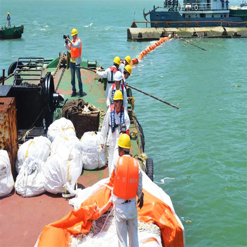 Silt Curtain PVC Floating Silt Curtain Containment Boom Eco Friendly Oil Spilling Boom Floating Silt Curtain for Aquatic Environments 1