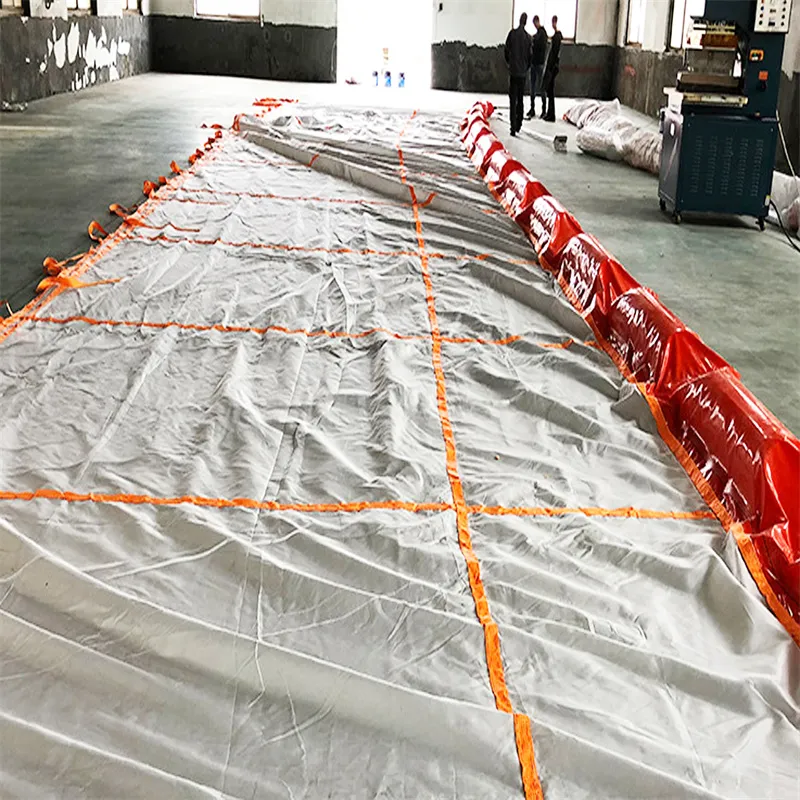Silt Curtain PVC Floating Silt Curtain Containment Boom Eco Friendly Oil Spilling Boom Floating Silt Curtain for Aquatic Environments 5