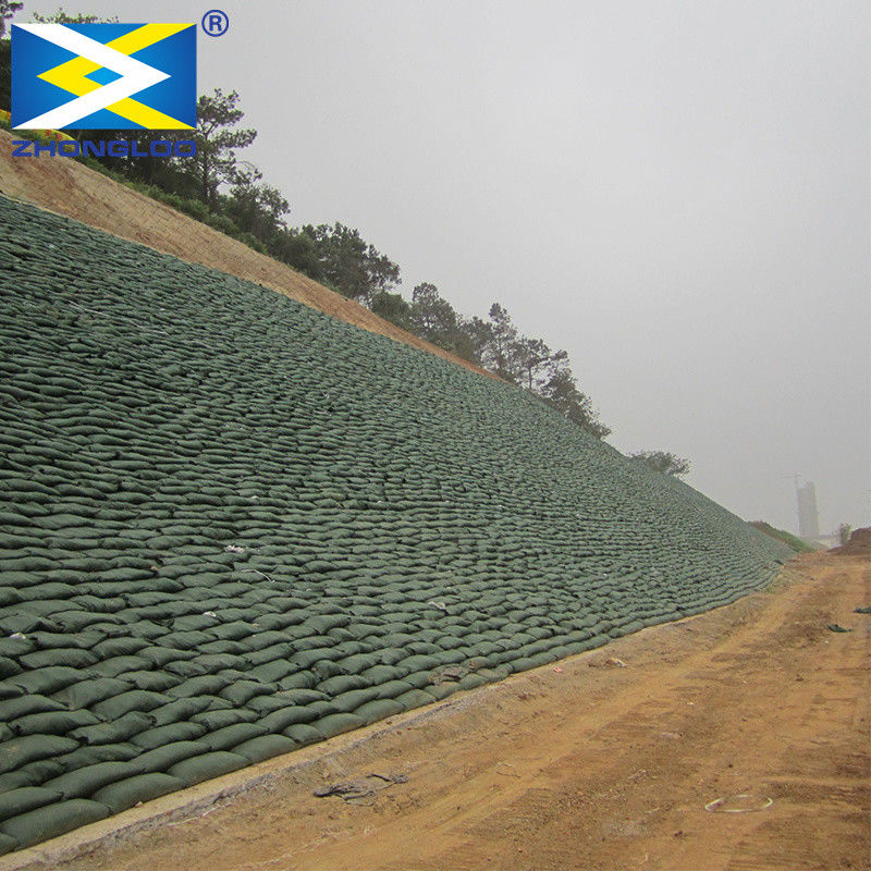 1050x700cm Nonwoven Geotextile Geobag Filter For Slope Protection