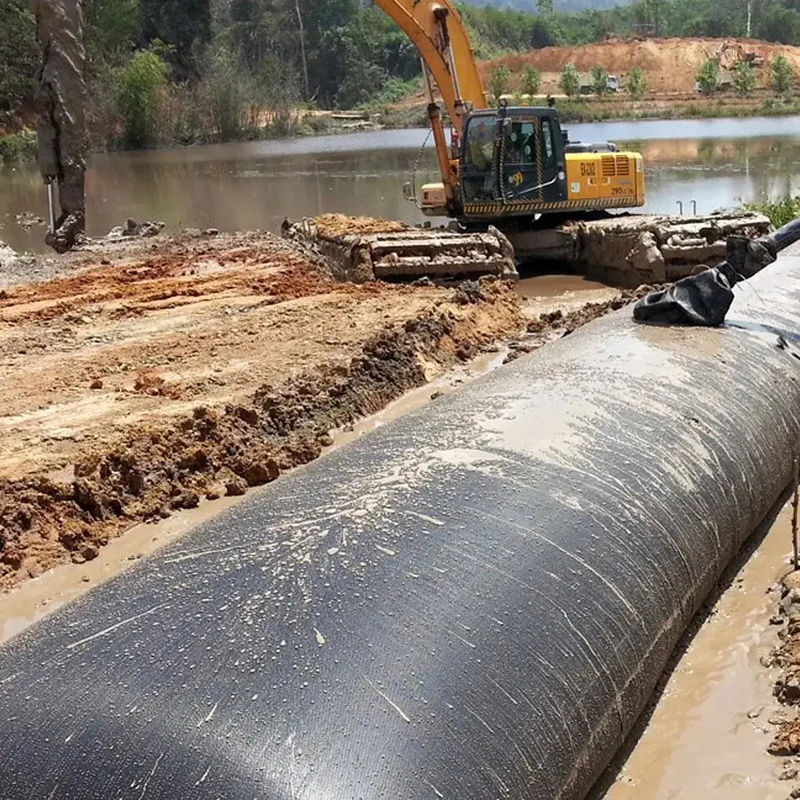 540g Pp Woven Geotube Bags Geotextile Filter for Wastewater Sludge Dewatering