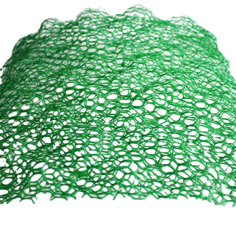 Three Layers Plastic 3D Reinforced Geomat  Drainage Mat For Slope Erosion Control