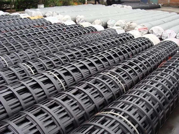Welding Steel Plastic Composite Geotextile Geogrid Biaxial Integral Geogrid Products