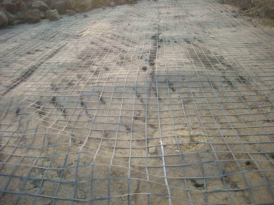 PET Two Way Stretch Welding Biaxial Integral Geogrid Products Distributor