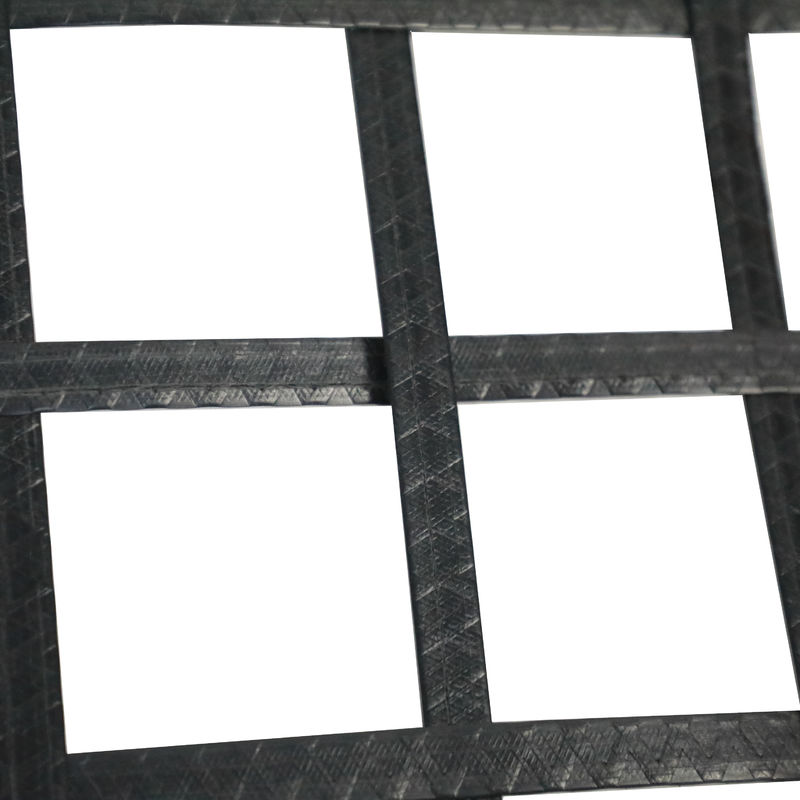 For road railway reinforce Low driveway geo grid price biaxial PET polyester warp knitted geogrid