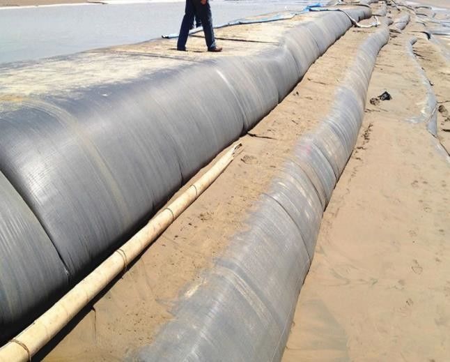 Dredged Geotextile Geotube Dewatering Bags Sediment Filter Bags