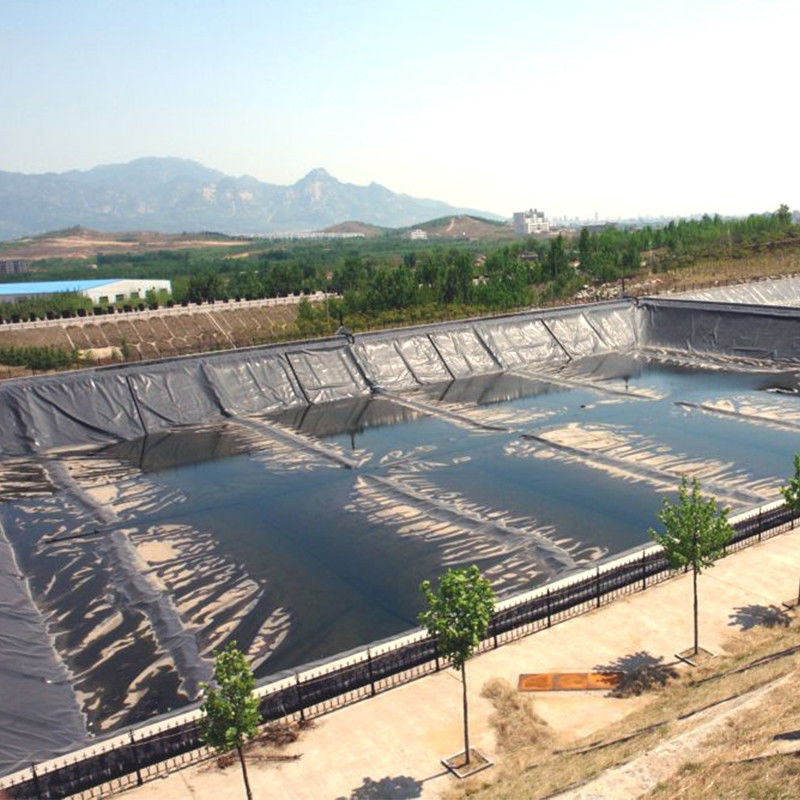 Waterproof HDPE Geomembrane Pond Liner For Water Tanks Fish Shrimp Farm 0.2 - 2.5mm