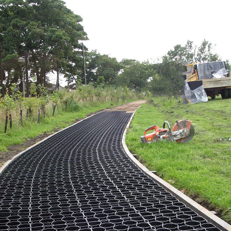 Road Construction Gravel Grid, Grass Grid Mats For Road Surfacing Grid Parking Lot