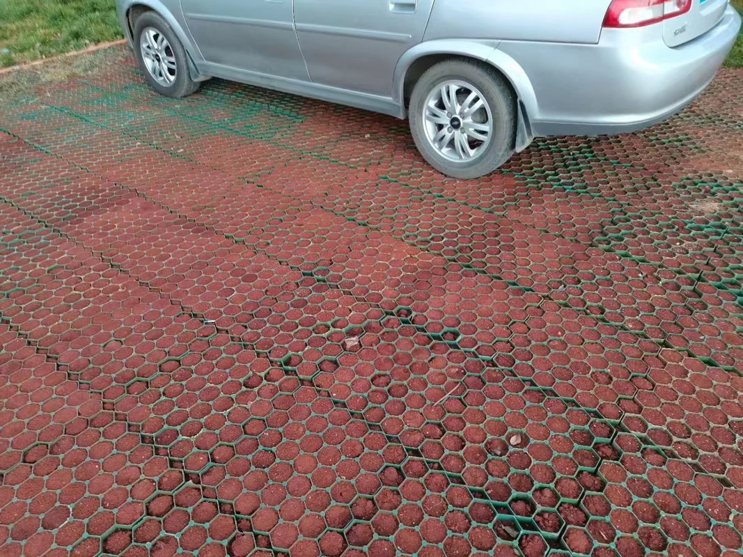 Road Construction Gravel Grid, Grass Grid Mats For Road Surfacing Grid Parking Lot