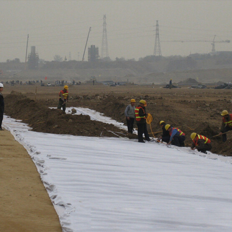 High Strength Geosynthetics Material Highway Paving Road Constrution PP PET Fiber Non Woven Geotextile Price