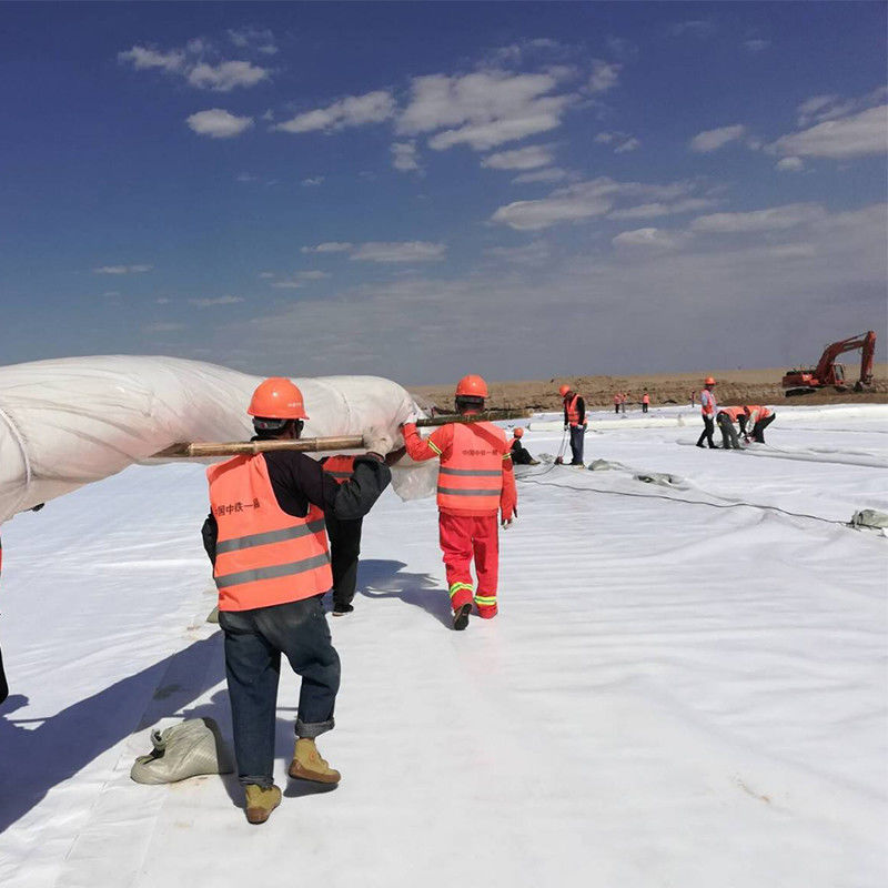 High Strength Geosynthetics Material Highway Paving Road Constrution PP PET Fiber Non Woven Geotextile Price