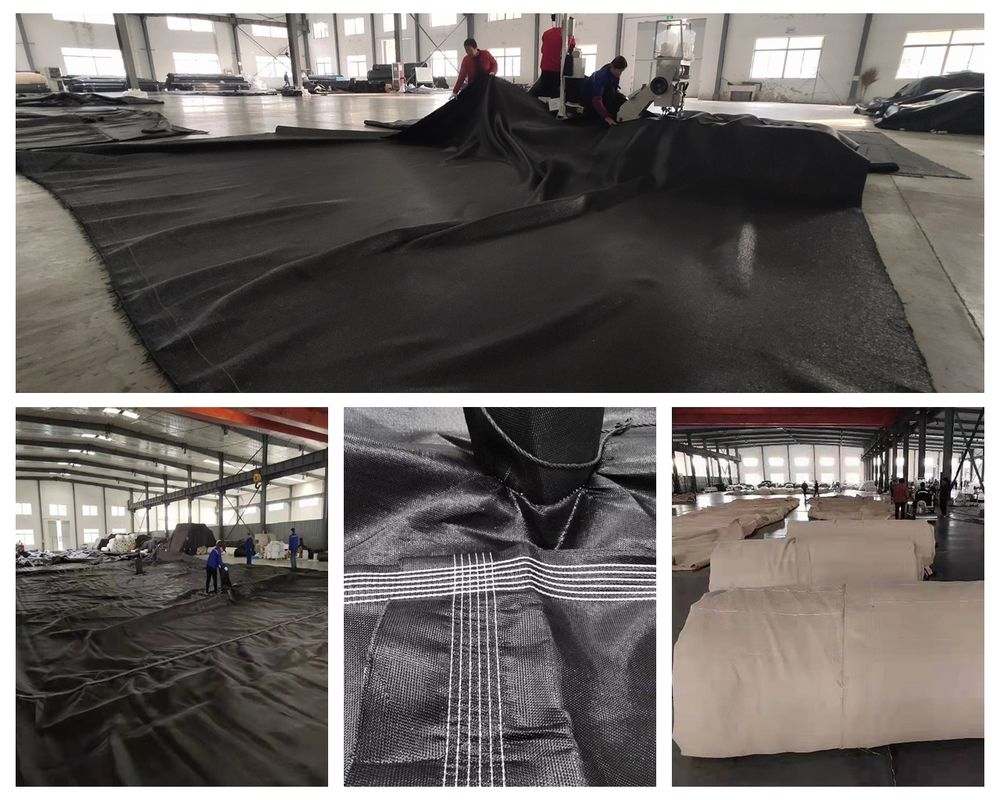 High Strength PP Woven Geotextile Bag / Geotube For Waste Water Treatment Or Marine Dredging Projects