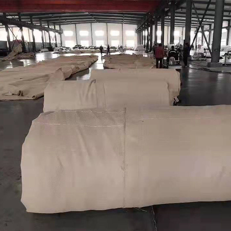 High Strength PP Woven Geotextile Bag / Geotube For Waste Water Treatment Or Marine Dredging Projects