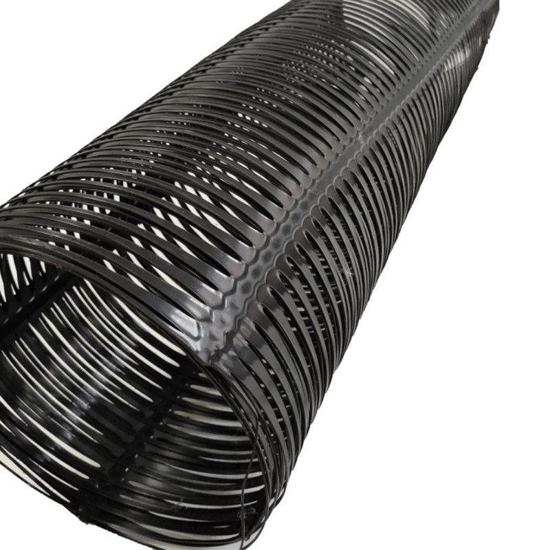 Pp Uniaxial Plastic Geogrid Pe One-Way Geogrid Uniaxial Polyester Geogrid Gravle Grid Ground