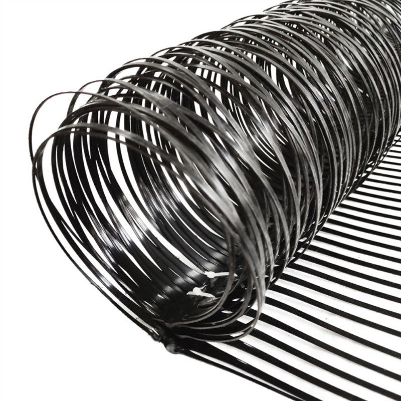 Pp Uniaxial Plastic Geogrid Pe One-Way Geogrid Uniaxial Polyester Geogrid Gravle Grid Ground