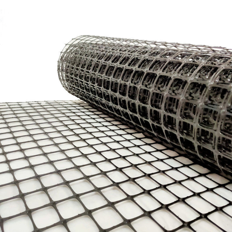 Fire Retardant PP Biaxial Geogrid For Coal Mines Anti Inflaming / Extruded PP Biaxial Plastic Geogrid For Soil Stabilisati