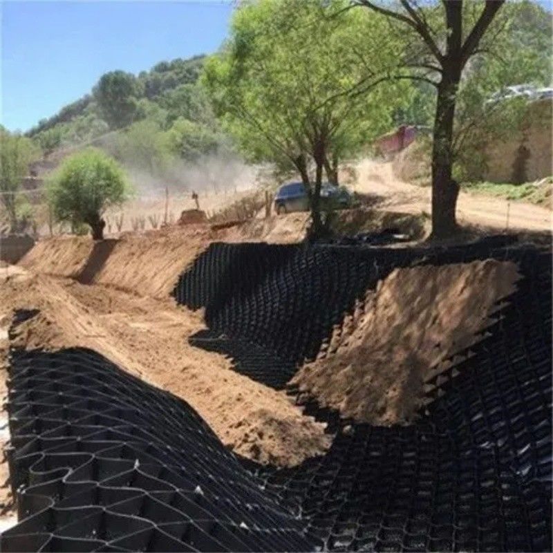 Heavy-Duty HDPE Geocell Driveway Gravel Grid Plastic Geocell System for Ground Stabilization and Retaining Wall Reinforcement