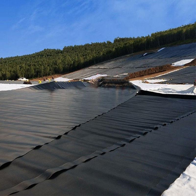 HDPE/LDPE Geomembrane 1.0mm/1.5mm/2.0mm For Waterproof / Fish Pond Liner / Landfill / Artificial Lake / Mine / Dam / Pool Liner