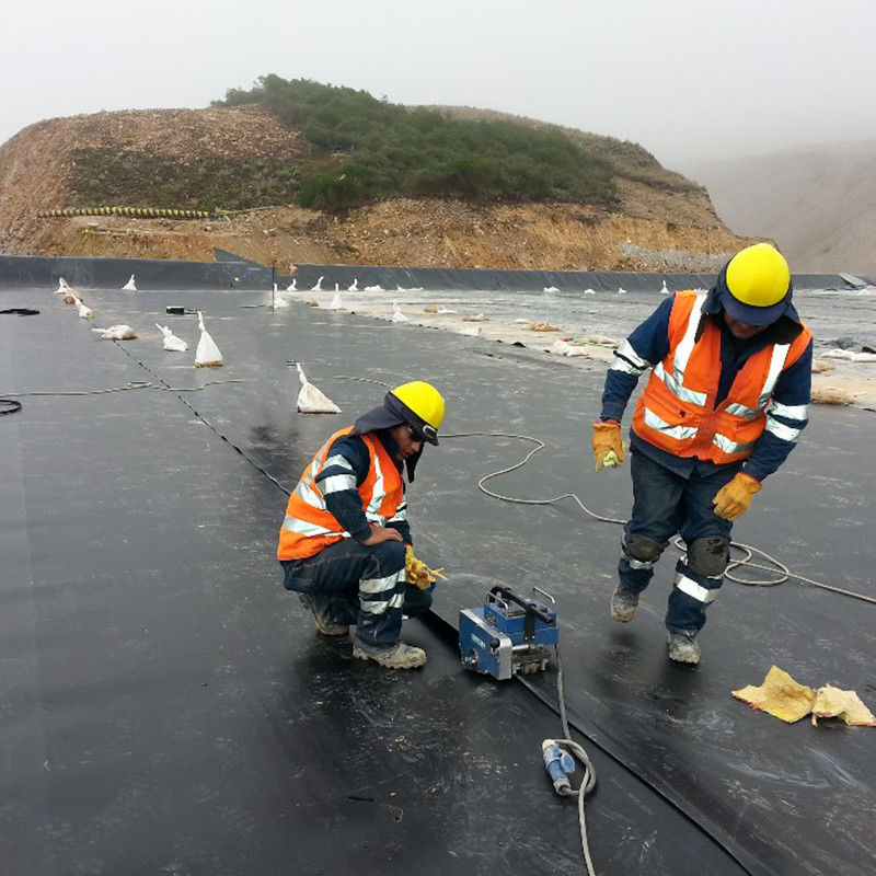 100% Virgin Material ASTM Standard GM13  HDPE Geomembrane Liner 0.3mm 0.5mm 1.0mm 1.5mm 2.0mm For Landfill / Shrimp Pond