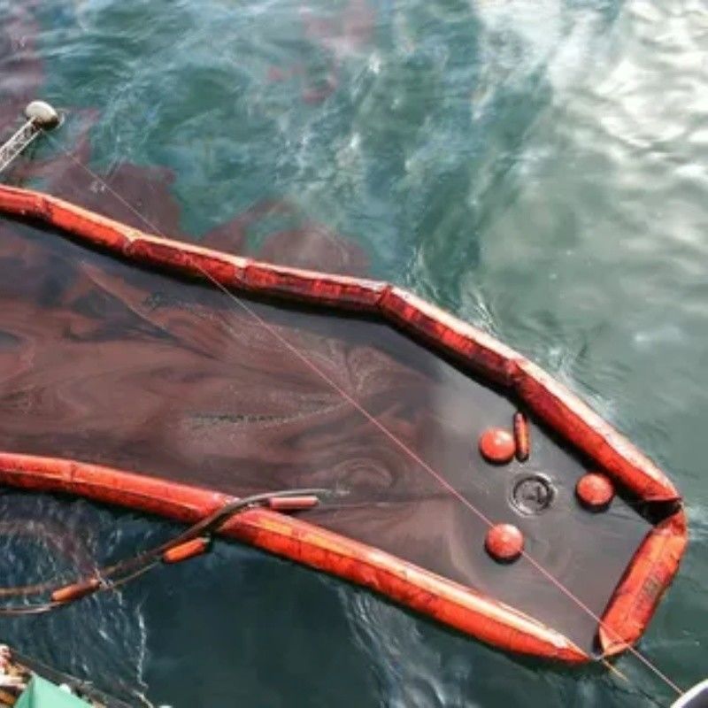 Silt Curtain PVC Floating Silt Curtain Containment Boom Eco Friendly Oil Spilling Boom Silt Curtain For Aquatic Environm